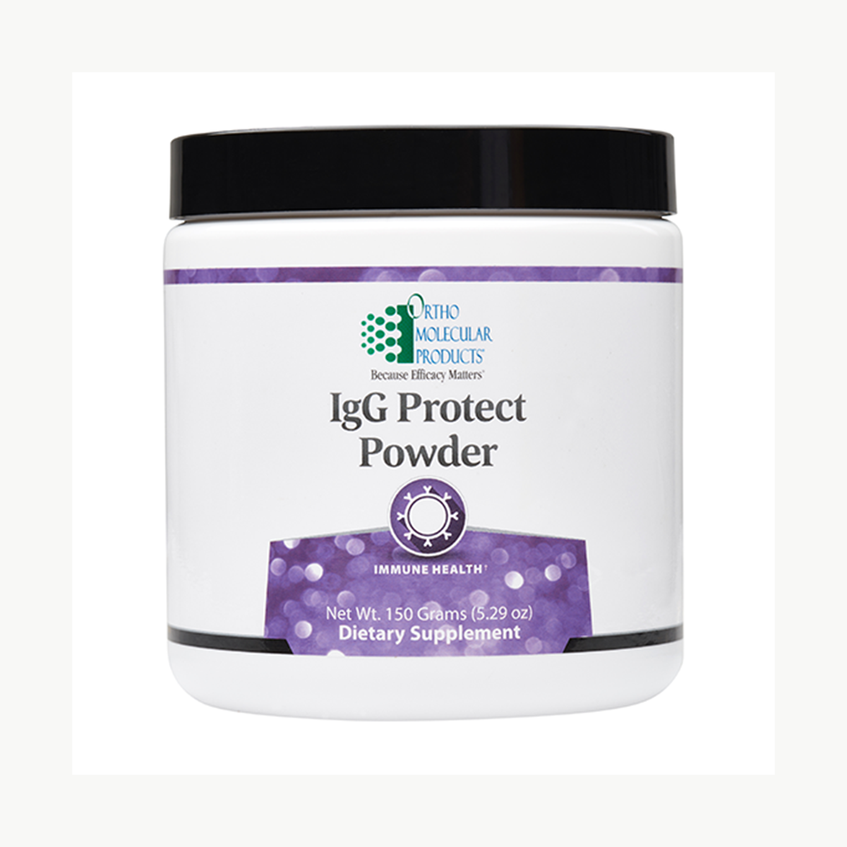 Ortho Molecular Products IgG Protect Powder 30 Servings official uniform front v5 1200x1200