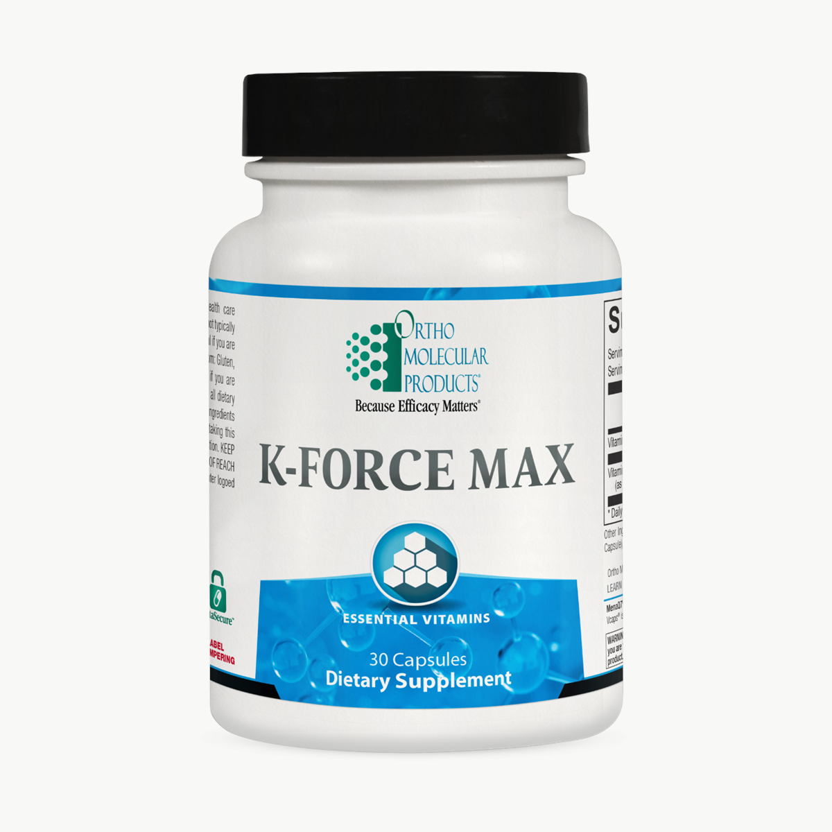 Ortho Molecular Products K-FORCE MAX 30 Capsules official uniform front v5 1200x1200