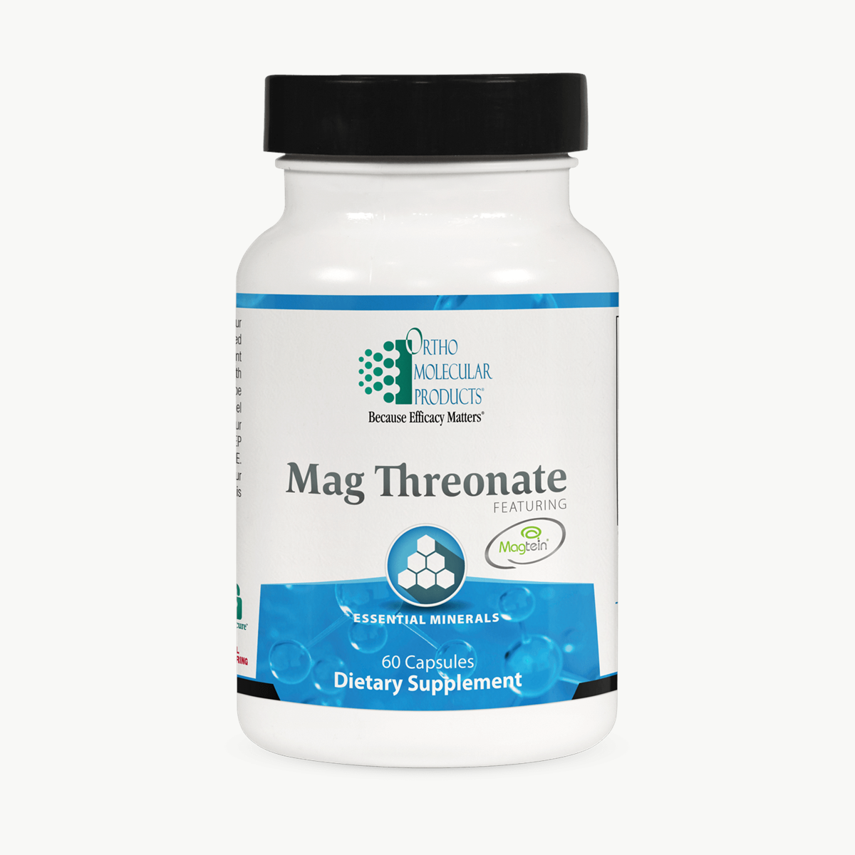 Ortho Molecular Products Mag Threonate 60 Capsules official uniform front v5 1200x1200