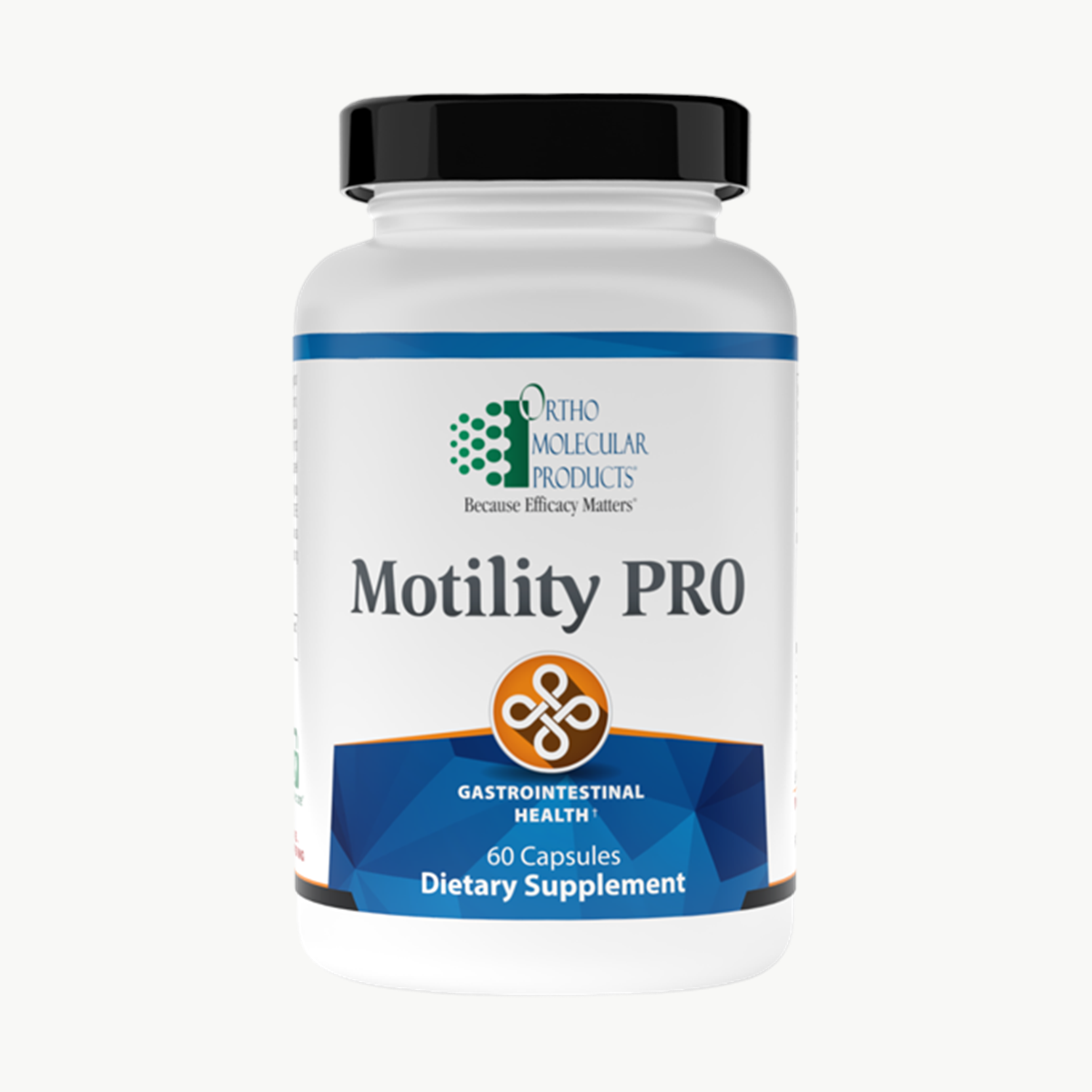Ortho Molecular Products Motility PRO 60 Capsules official uniform front v5 1200x1200