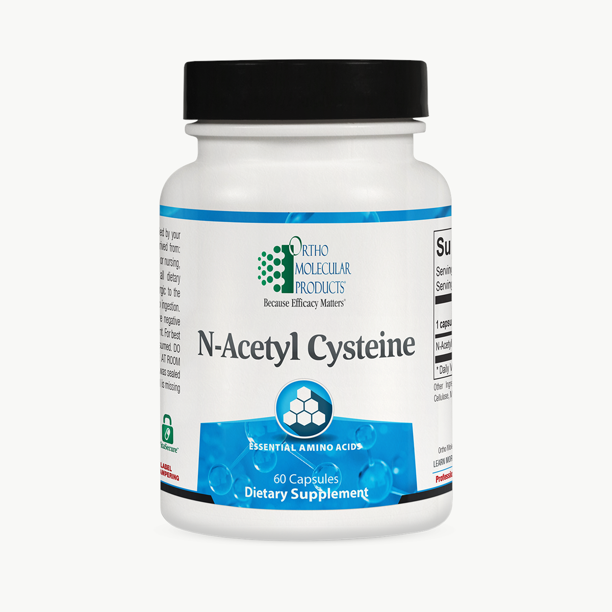Ortho Molecular Products N-Acetyl Cysteine 60 Capsules official uniform front v5 1200x1200