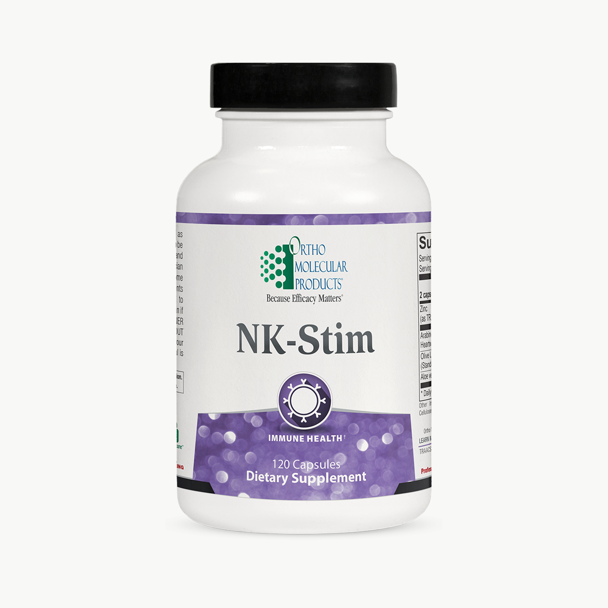 Ortho Molecular Products NK-Stim 120 Capsules official uniform front v5 1200x1200