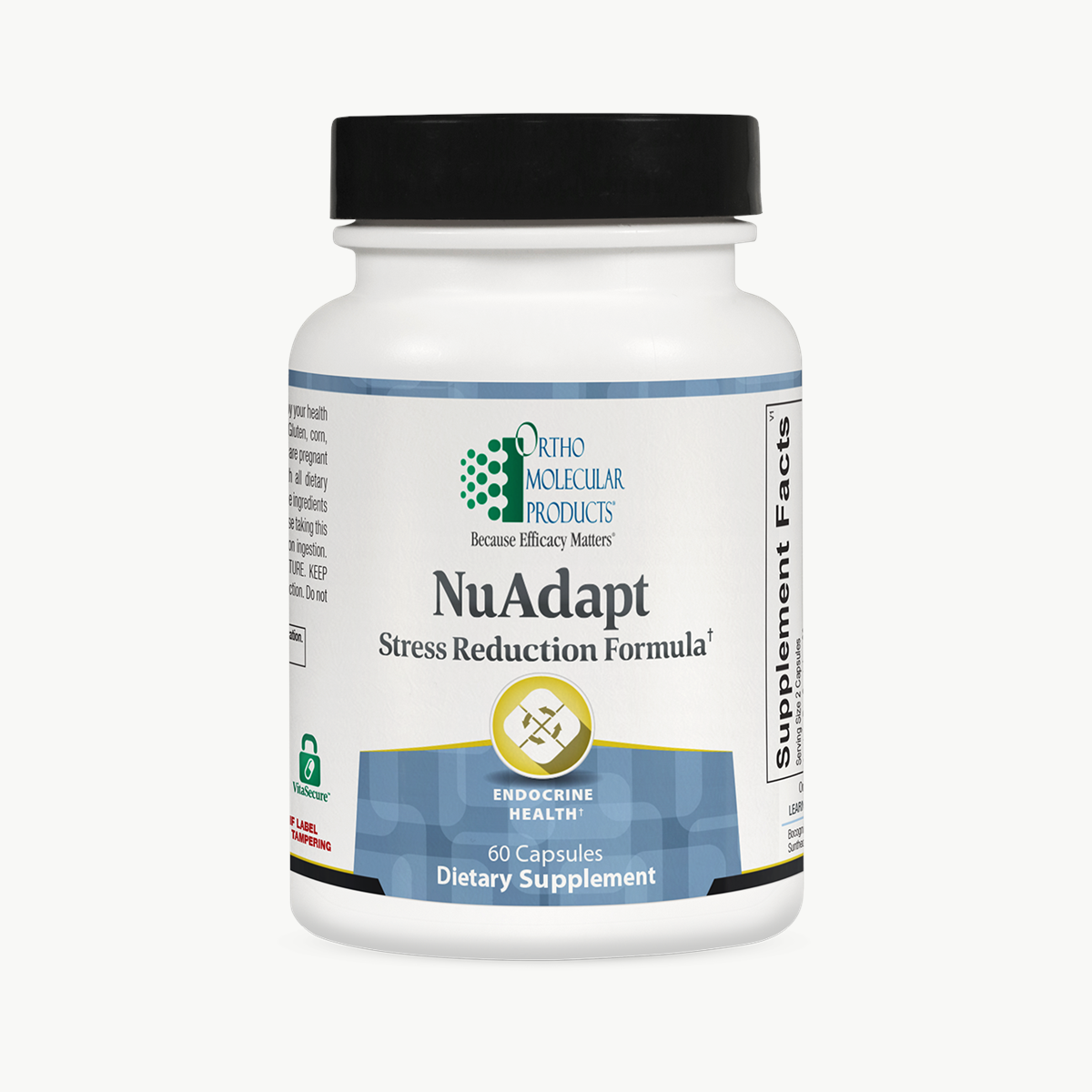 Ortho Molecular Products NuAdapt 60 Capsules official uniform front v5 1200x1200