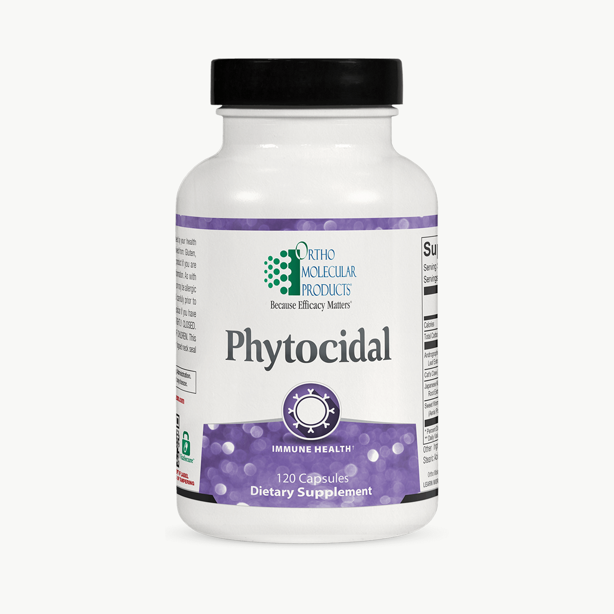Ortho Molecular Products Phytocidal 120 Capsules official uniform front v5 1200x1200