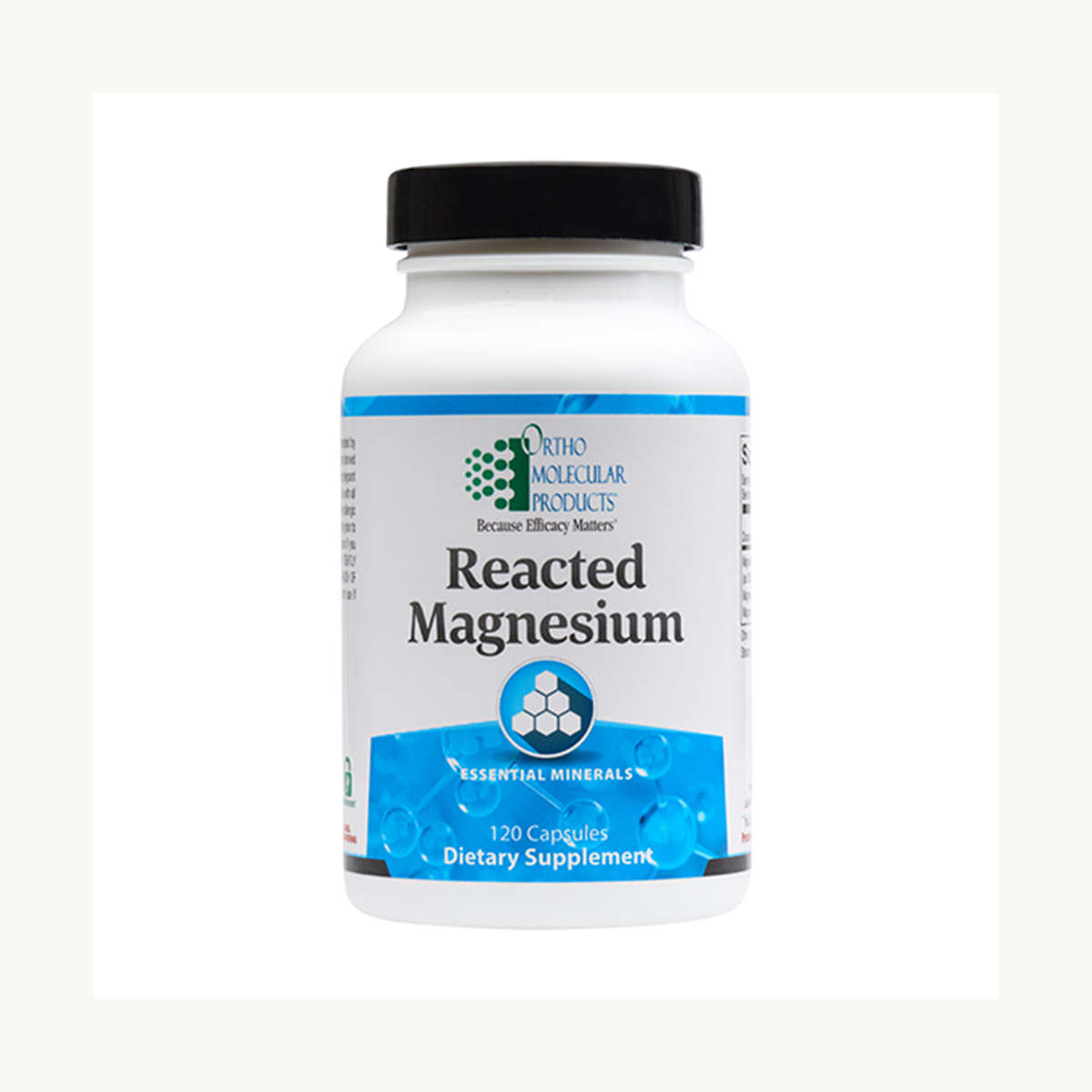 Ortho Molecular Products Reacted Magnesium 120 Capsules official uniform front v5 1200x1200