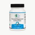 Ortho Molecular Products Reacted Magnesium & Potassium 60 Capsules official uniform front v5 1200x1200