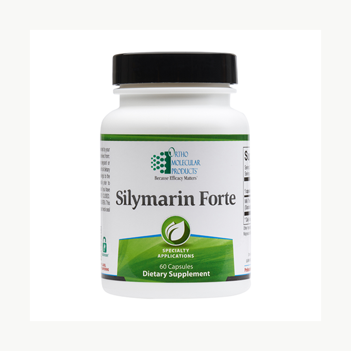 Ortho Molecular Products Silymarin Forte 60 Capsules official uniform front v5 1200x1200