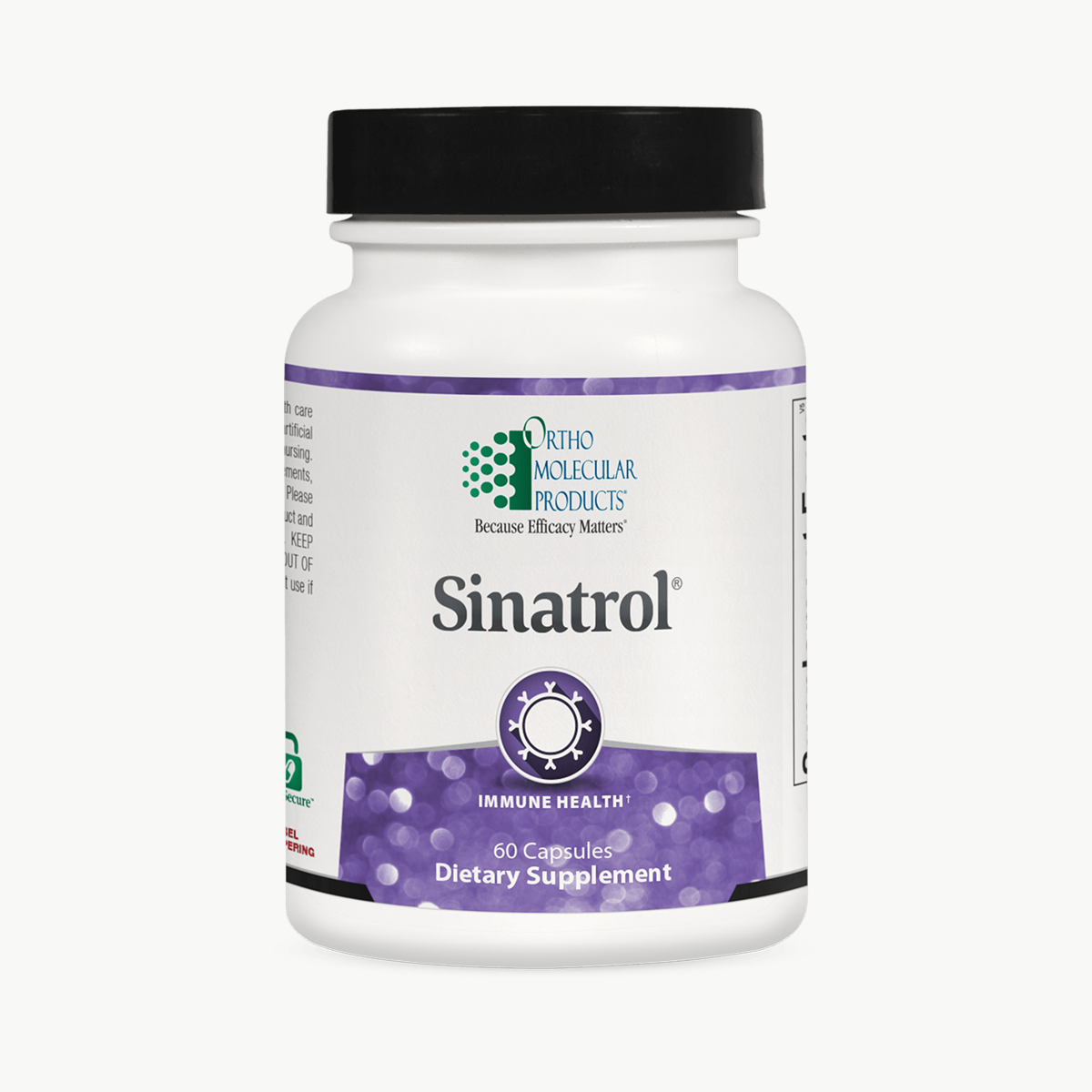 Ortho Molecular Products Sinatrol 60 Capsules official uniform front v5 1200x1200