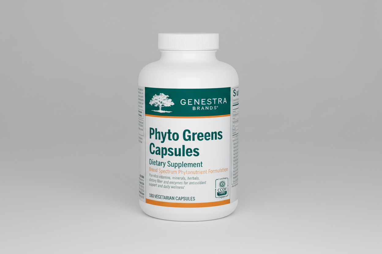 Genestra Brands Phyto Greens Capsules - 180 Vegetarian Capsules