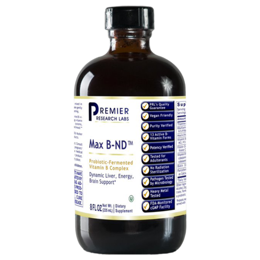 Premier Research Labs Max B-ND 8 fl oz bottle front