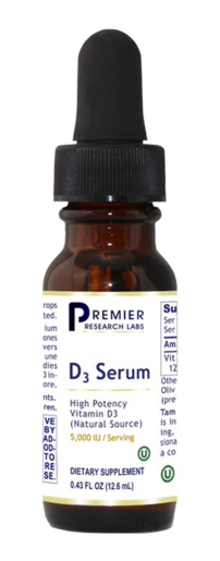 Premier Research Labs D3 Serum 0.43 fl oz bottle front