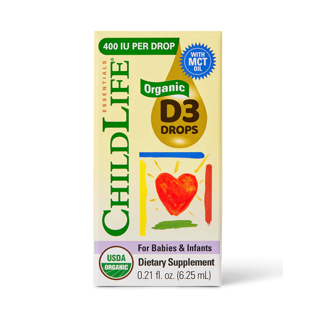 Childlife Organic Vitamin D3 0.21 fl oz 6.25ml