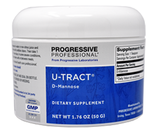 Progressive Professional U-Tract D-Mannose Powder 26 Servings bottle front