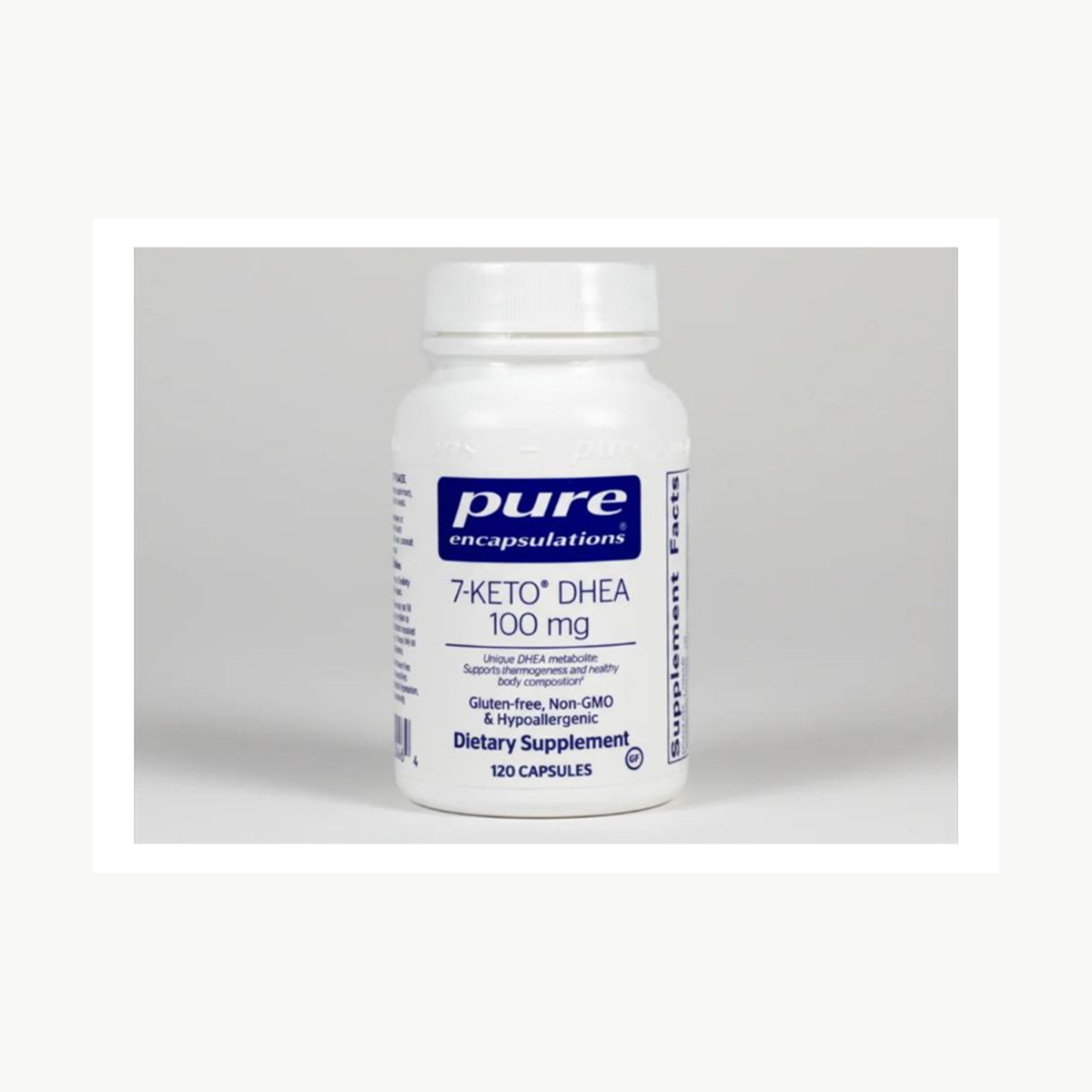 Pure Encapsulations 7-Keto DHEA 100 mg - 120 Capsules official front label