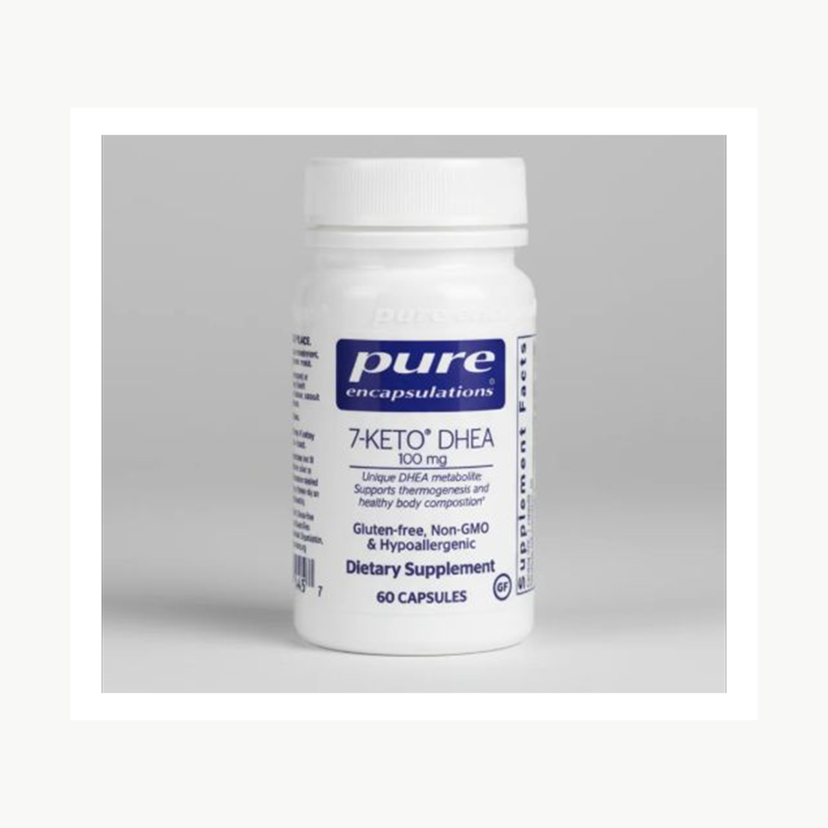 Pure Encapsulations 7-Keto DHEA 100 mg - 60 Capsules official front label