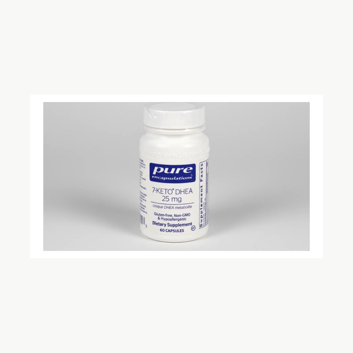 Pure Encapsulations 7-Keto DHEA 25 mg 60 Capsules official front label