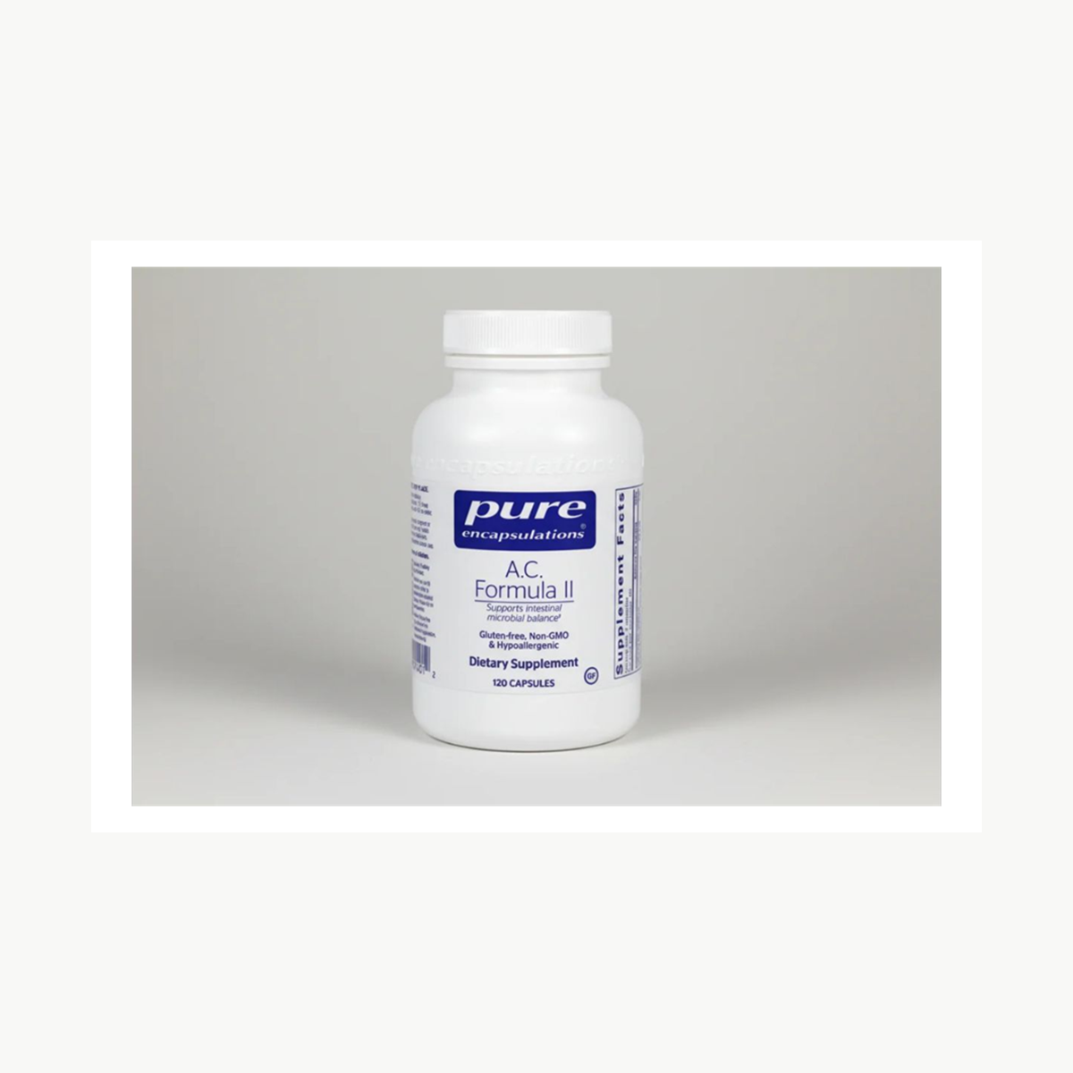 Pure Encapsulations A.C. Formula II - 120 Capsules official front label