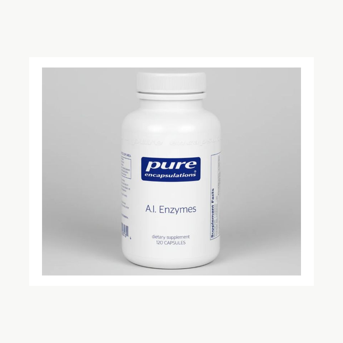 Pure Encapsulations A.I. Enzymes - 120 Capsules official front label