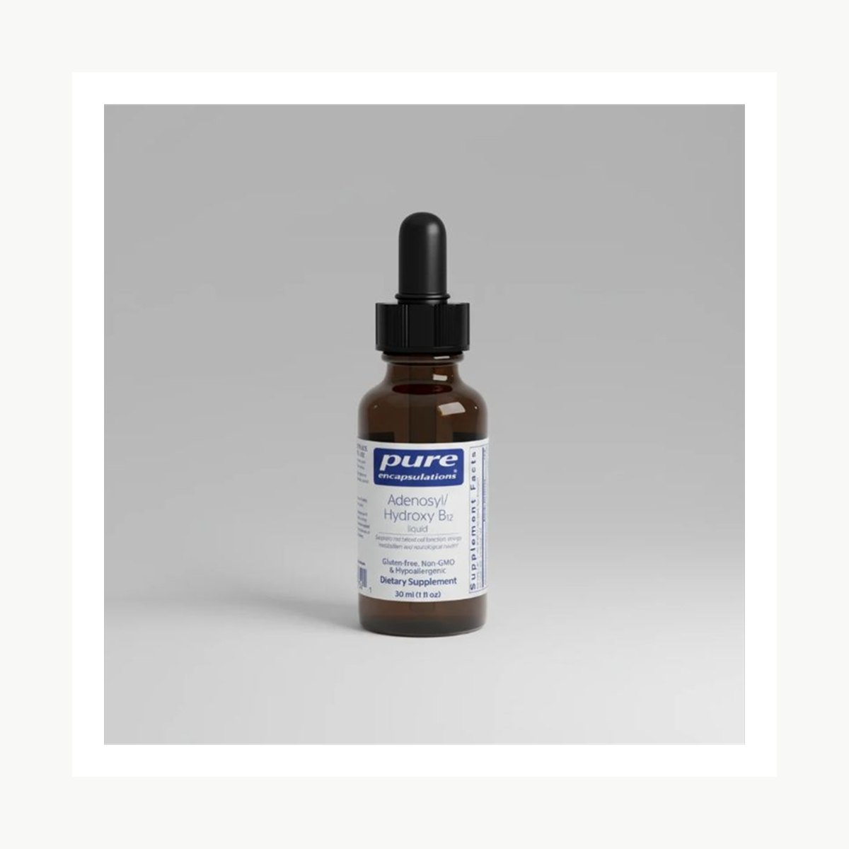 Pure Encapsulations Adenosyl Hydroxy B12 Liquid - 1 fl. oz 30 ml official front label
