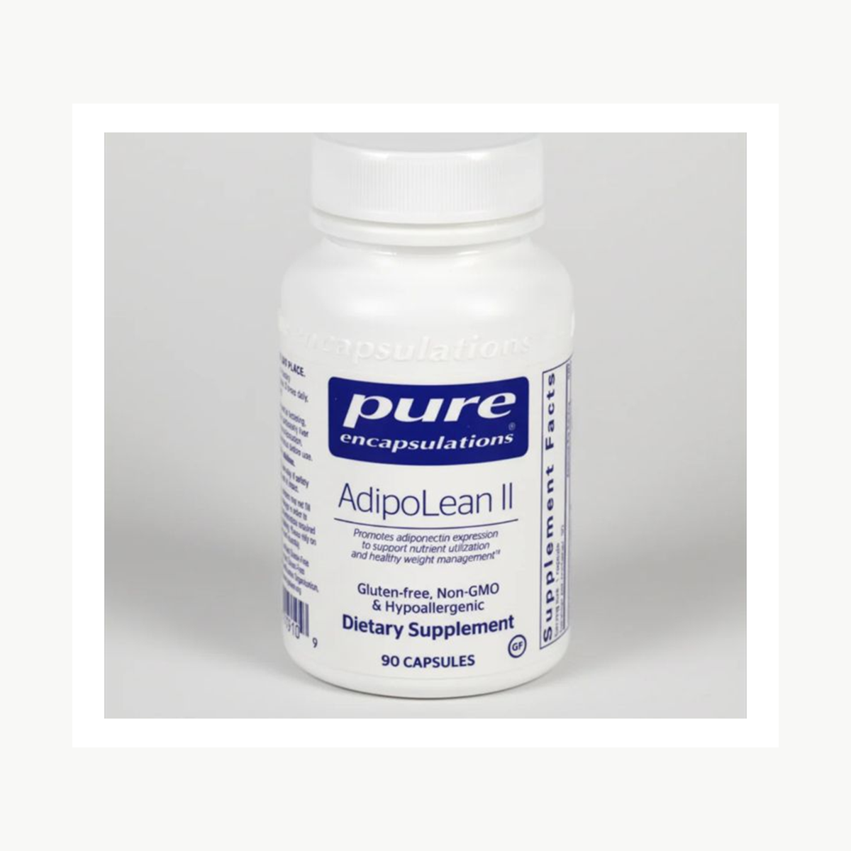 Pure Encapsulations AdipoLean II - 90 Capsules official front label