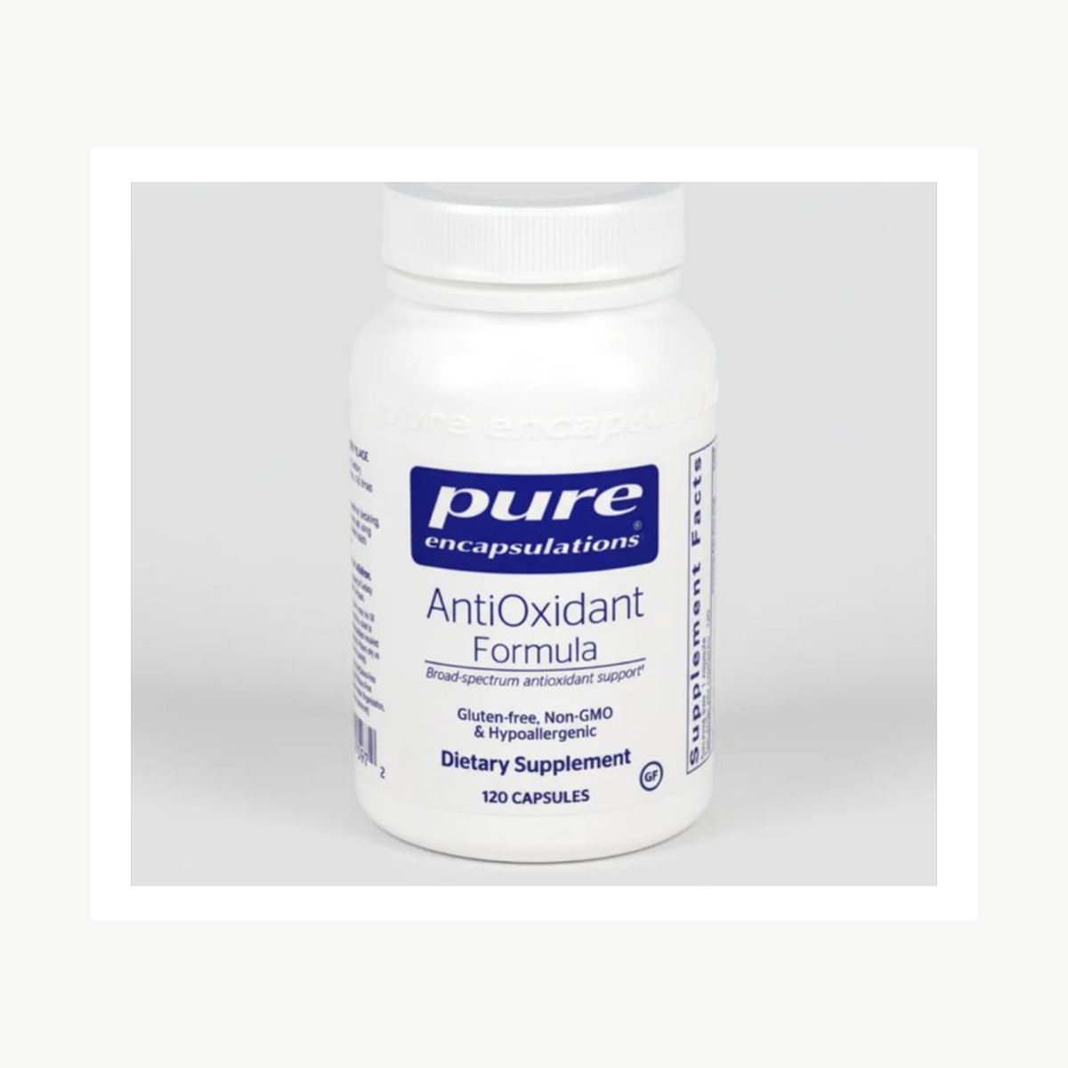 Pure Encapsulations AntiOxidant Formula - 120 Capsules official front label
