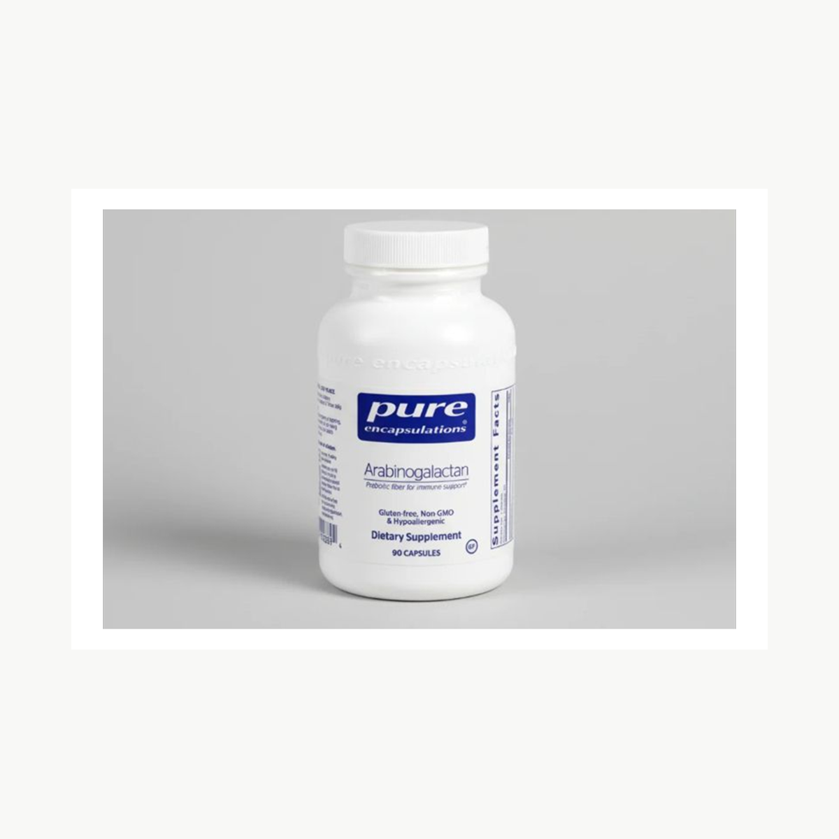 Pure Encapsulations Arabinogalactan - 90 Capsules official front label