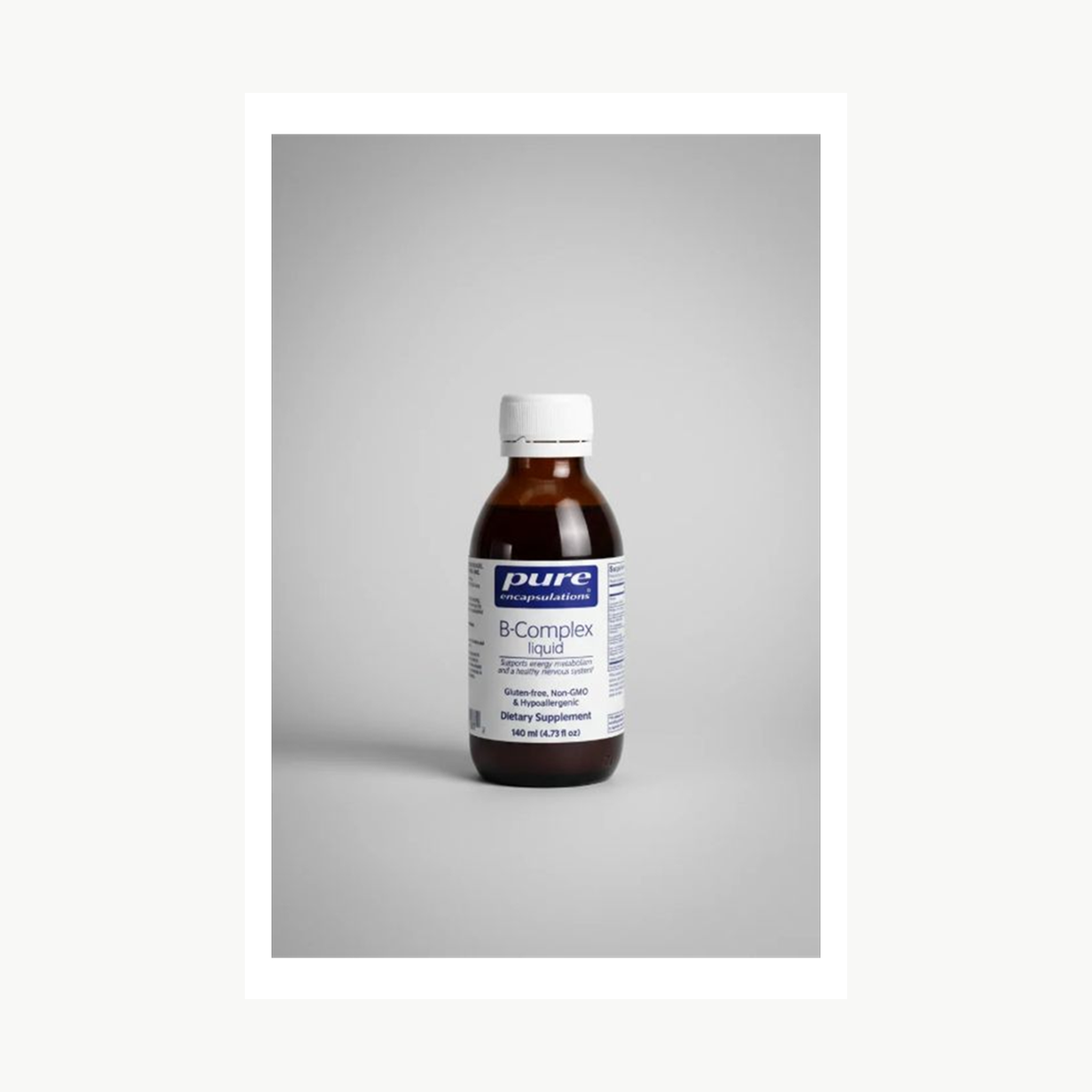 Pure Encapsulations B-Complex Liquid - 4.73 fl. oz 140 ml official front label