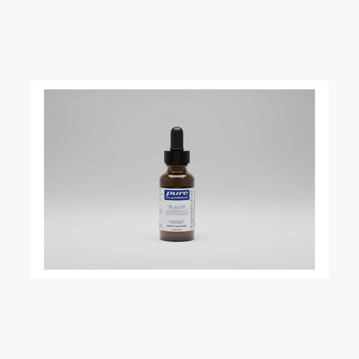 Pure Encapsulations B12 Liquid - 1 fl. oz 30 ml official front label