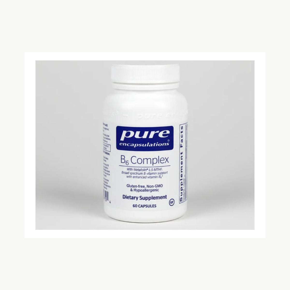 Pure Encapsulations B6 Complex - 60 Capsules official front label