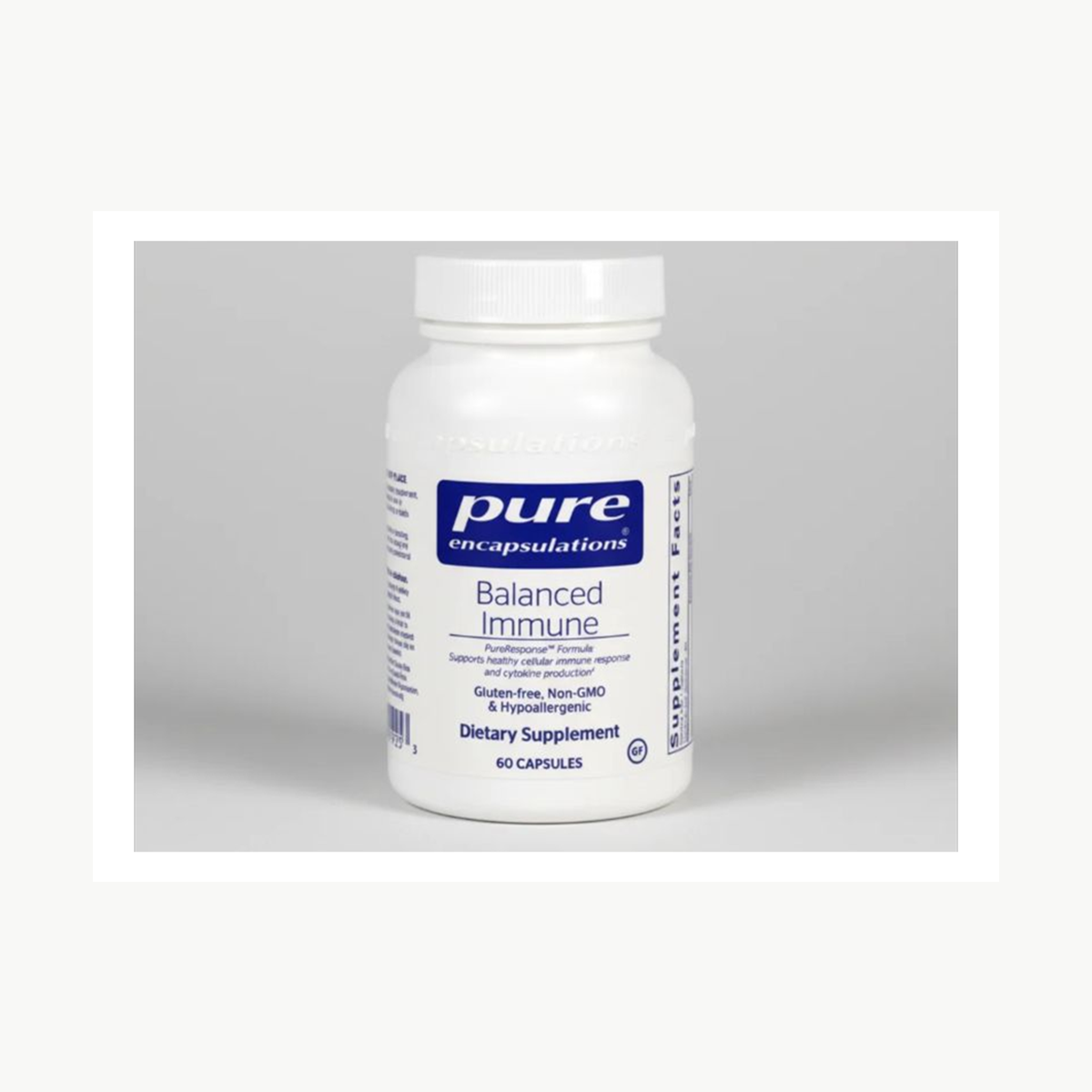 Pure Encapsulations Balanced Immune - 60 Capsules official front label