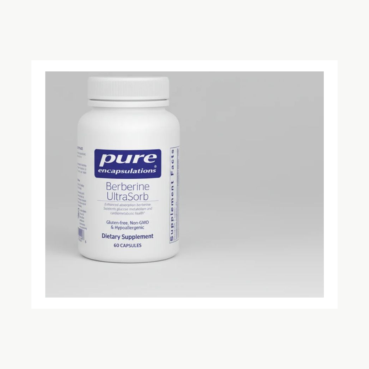 Pure Encapsulations Berberine UltraSorb - 60 Capsules official front label