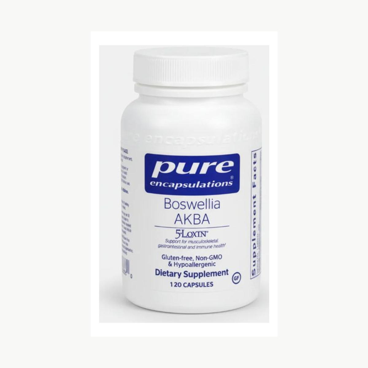 Pure Encapsulations Boswellia AKBA - 120 Capsules official front label