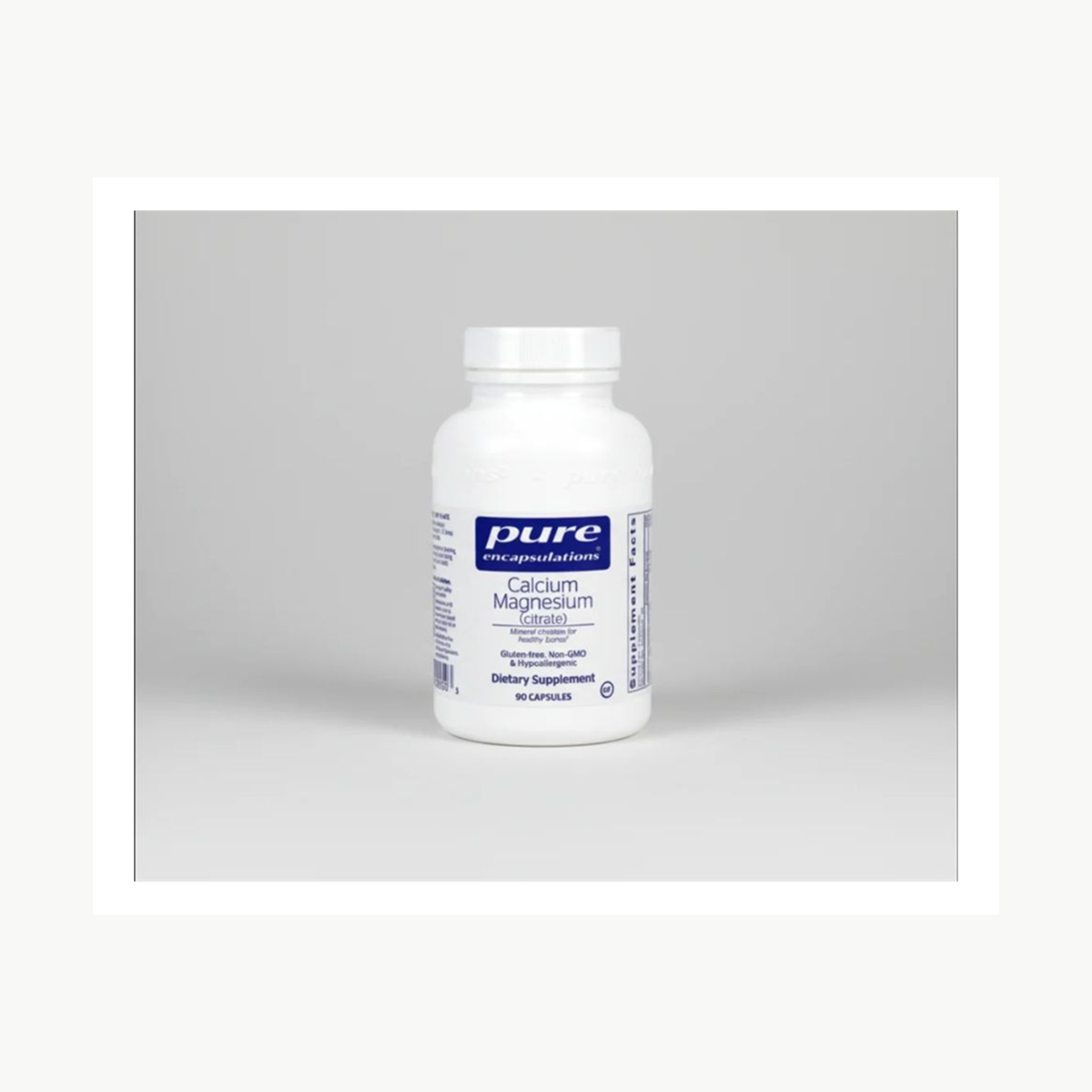 Pure Encapsulations Calcium Magnesium (citrate) - 90 Capsules official front label