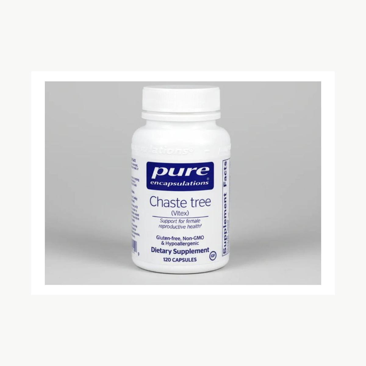 Pure Encapsulations Chaste Tree (Vitex) - 120 Capsules official front label
