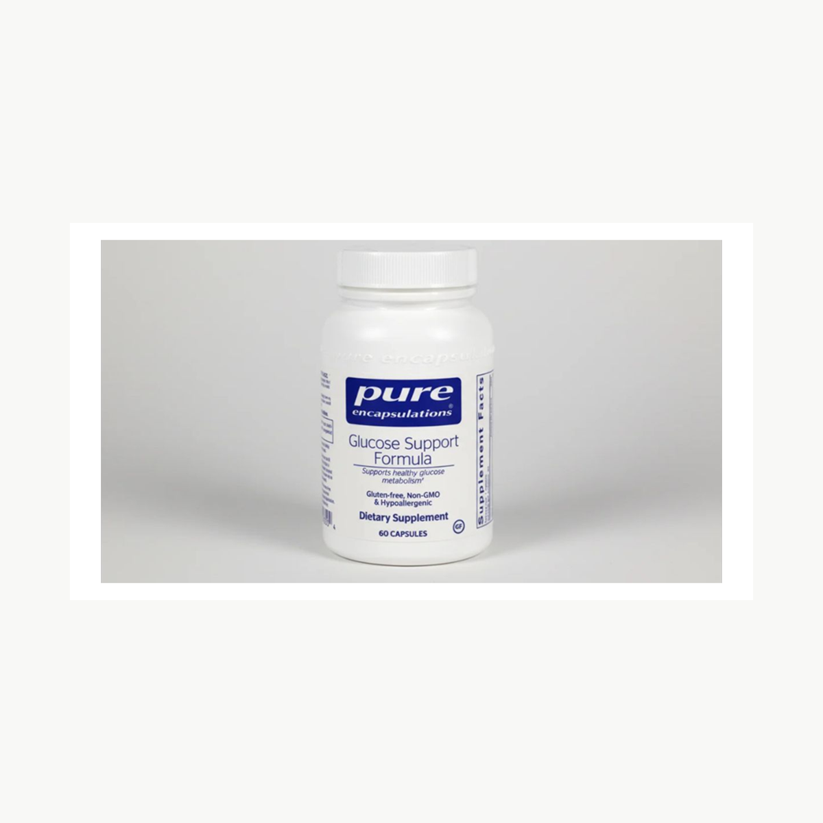 Pure Encapsulations Chromium Alpha-Lipoic Acid Cinnamon Banaba 60 Capsules official front label