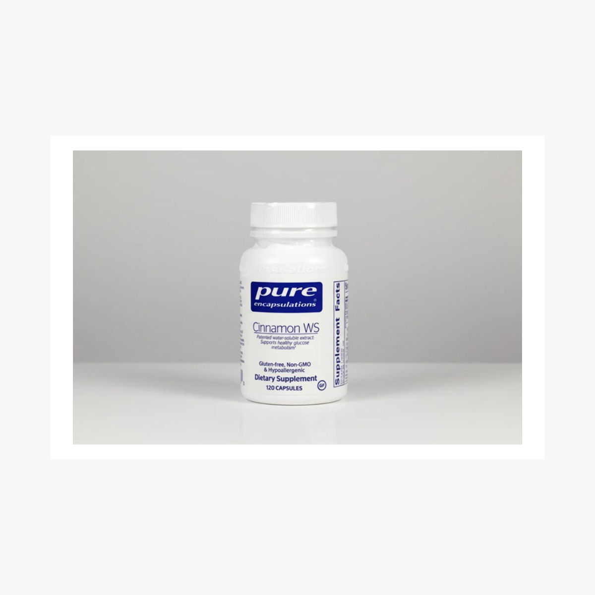 Pure Encapsulations Cinnamon WS - 120 Capsules official front label