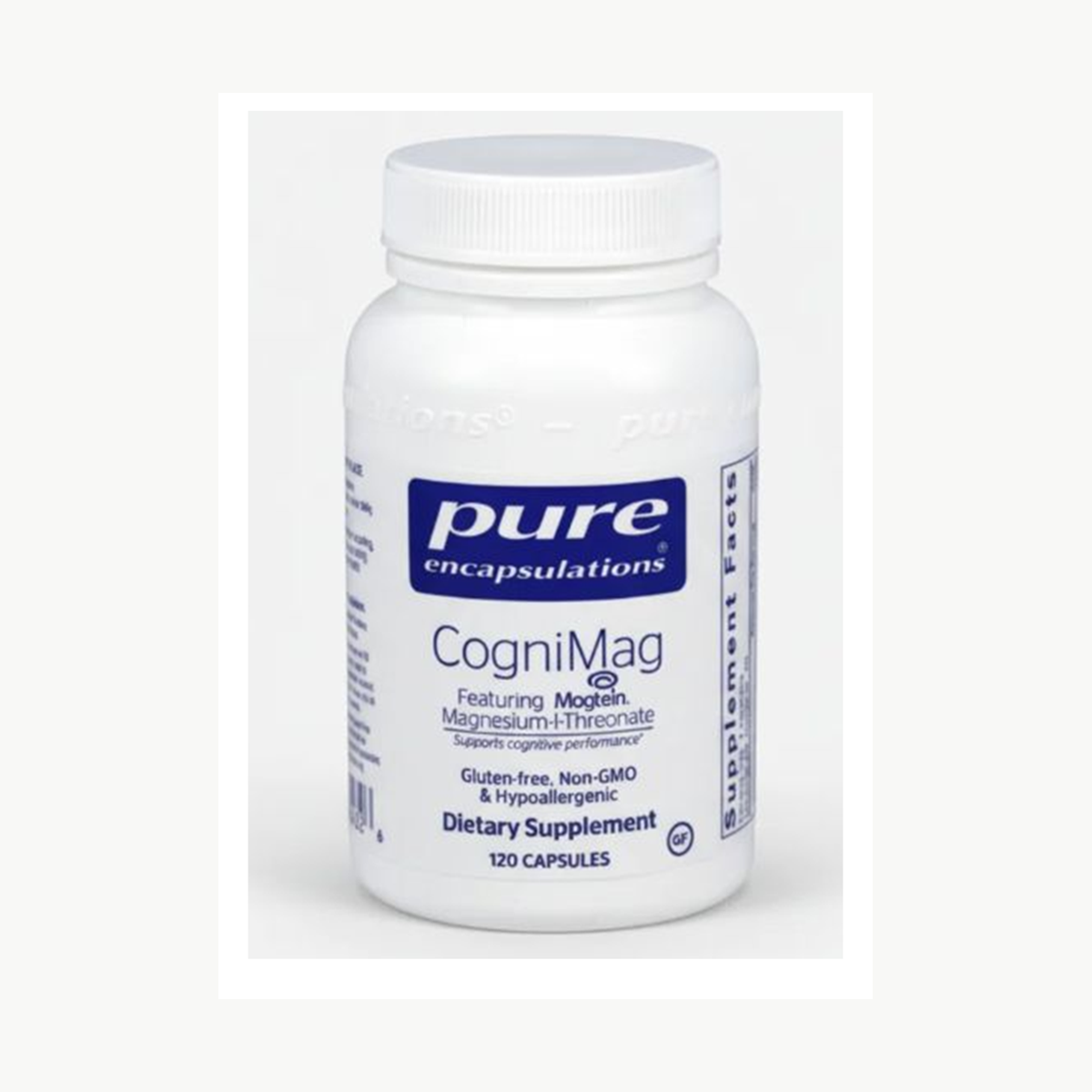 Pure Encapsulations CogniMag - 120 Capsules official front label
