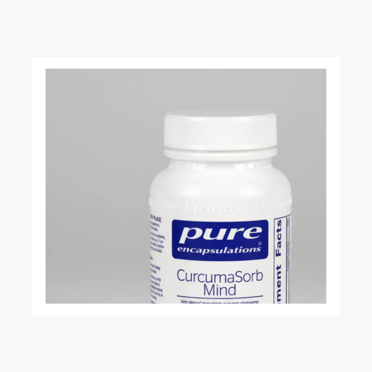 Pure Encapsulations CurcumaSorb Mind - 60 Capsules official front label