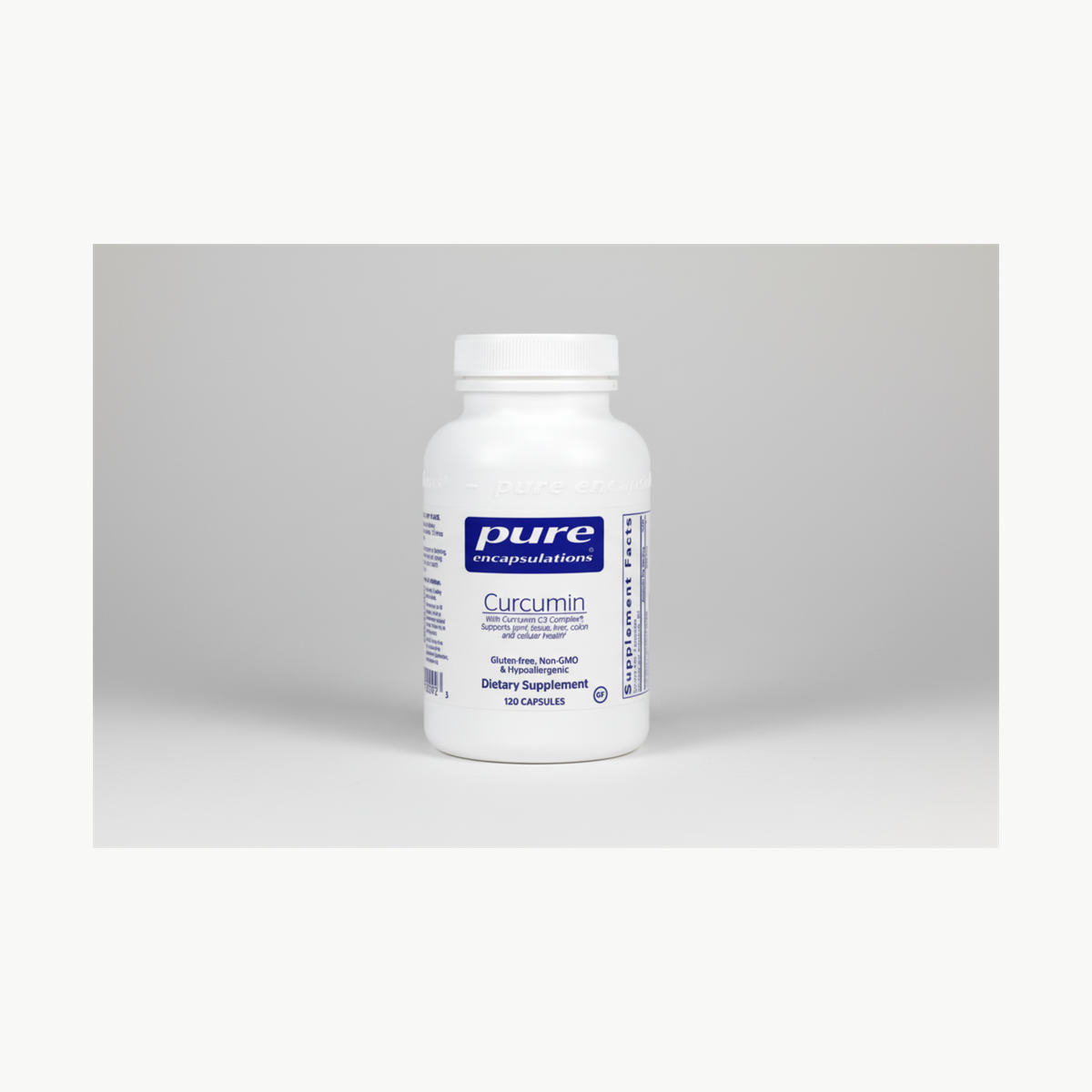 Pure Encapsulations Curcumin - 120 Capsules official front label
