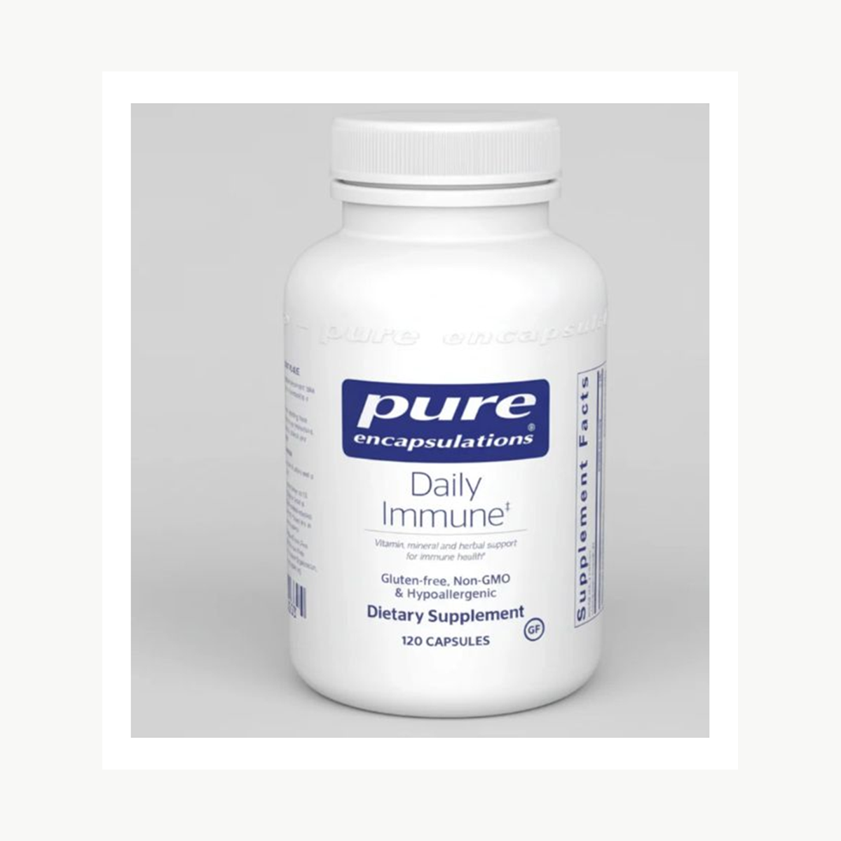 Pure Encapsulations Daily Immune - 120 Capsules official front label