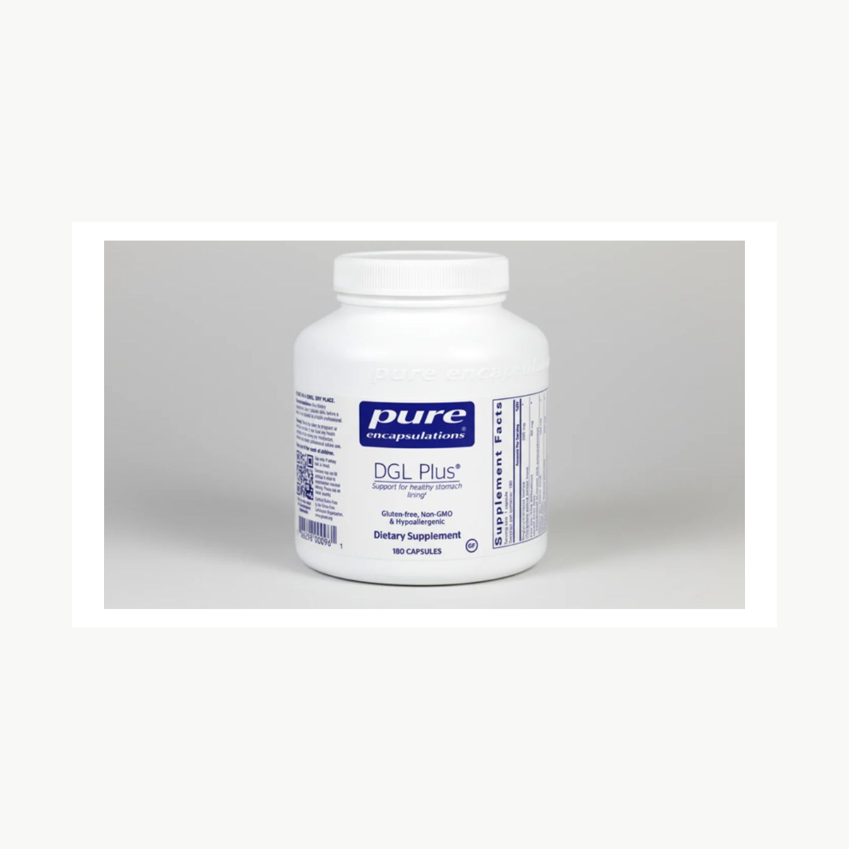 Pure Encapsulations DGL Plus - 180 Capsules official front label