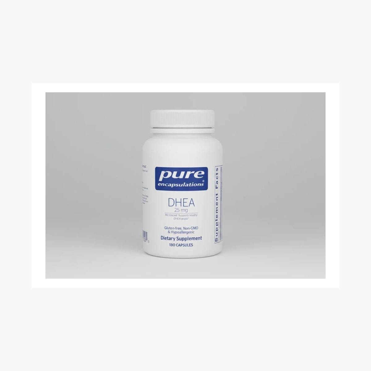 Pure Encapsulations DHEA 25 mg 180 Capsules official front label