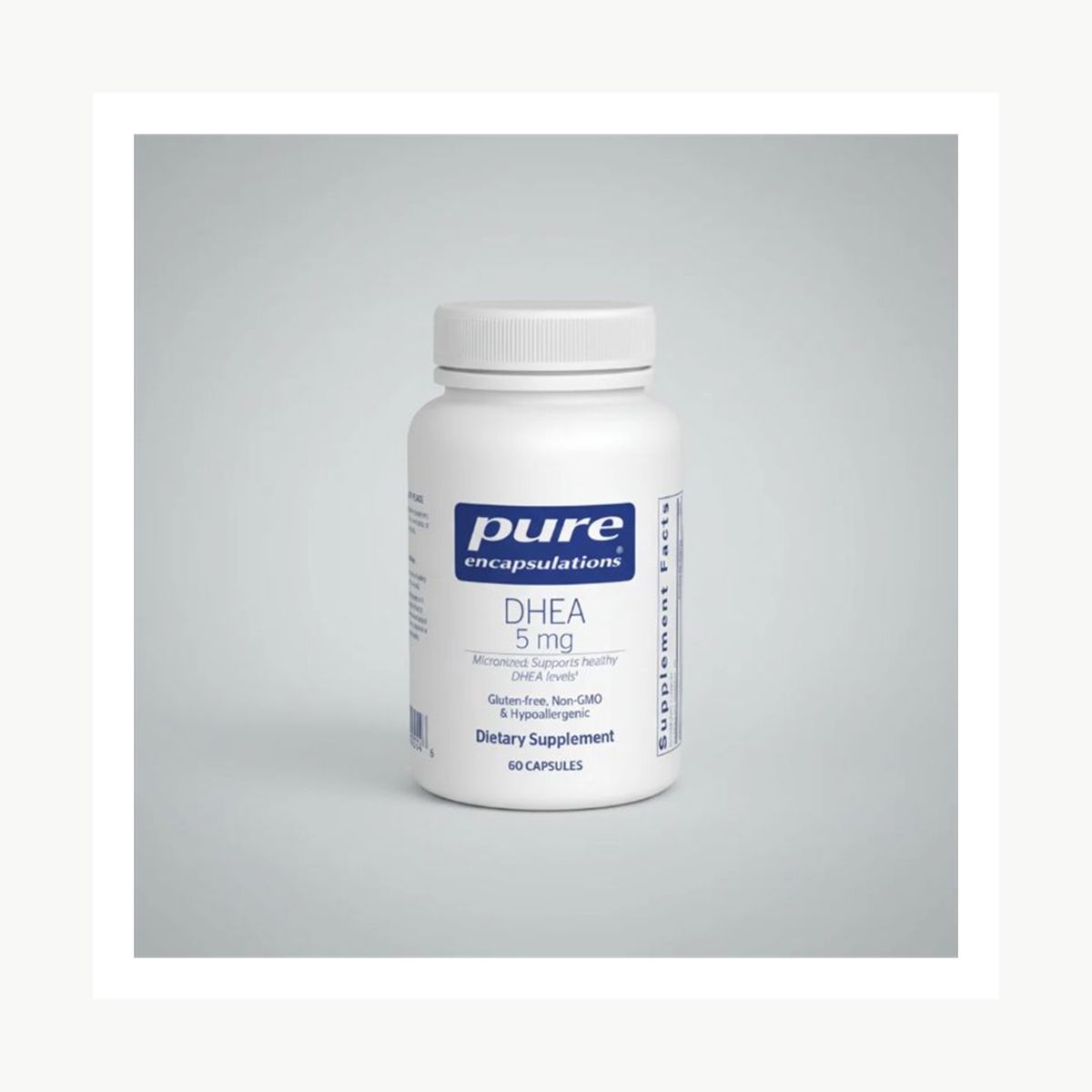 Pure Encapsulations DHEA 5 mg - 60 Capsules official front label