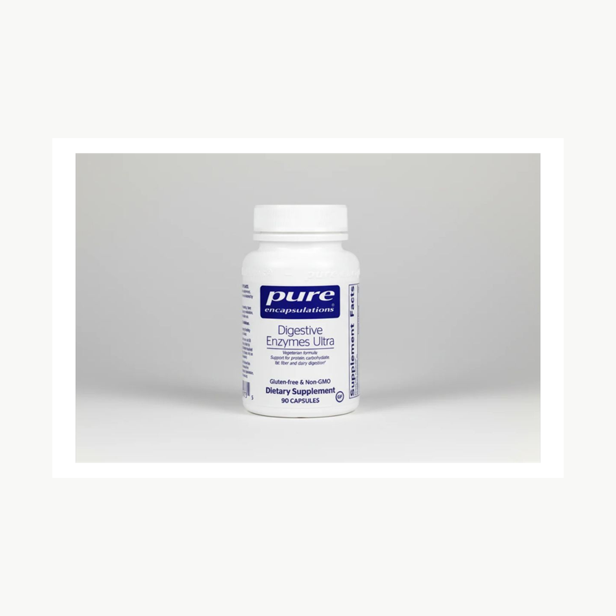 Pure Encapsulations Digestive Enzymes Ultra - 90 Capsules official front label
