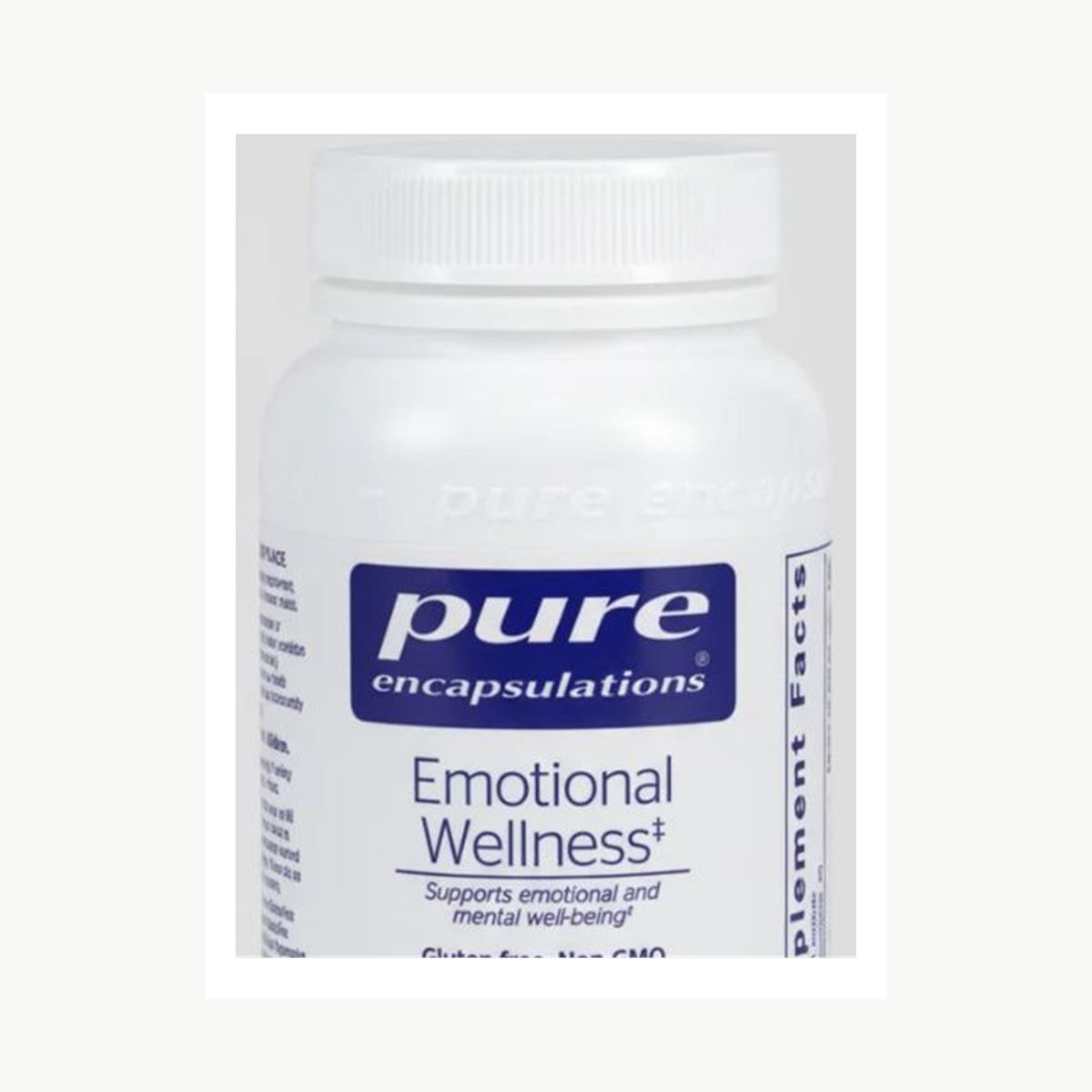 Pure Encapsulations Emotional Wellness - 60 Capsules official front label