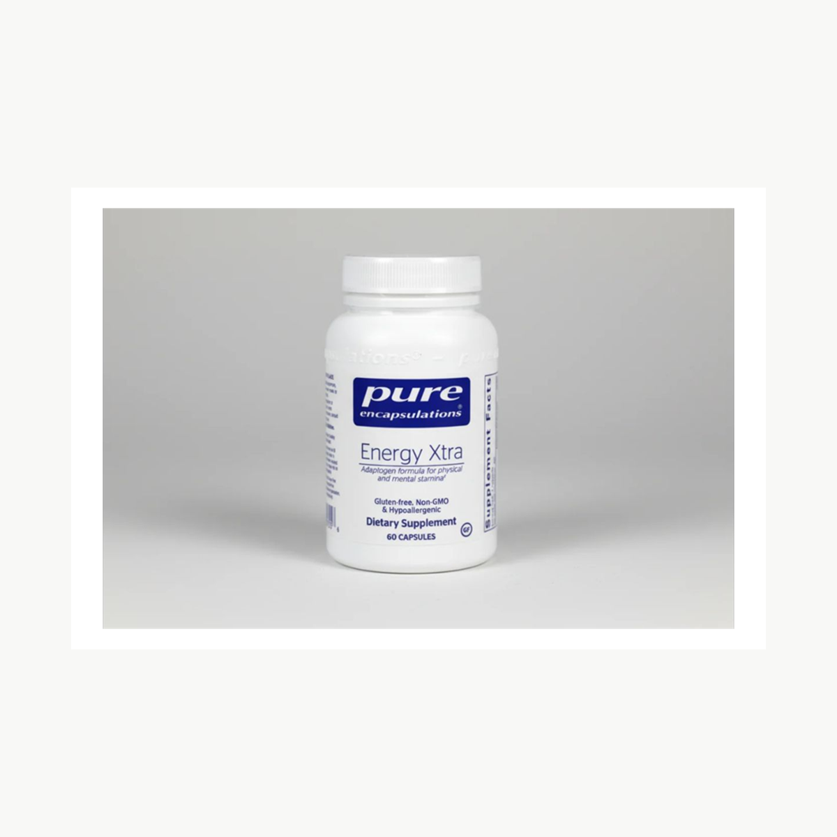 Pure Encapsulations Energy Xtra - 60 Capsules official front label