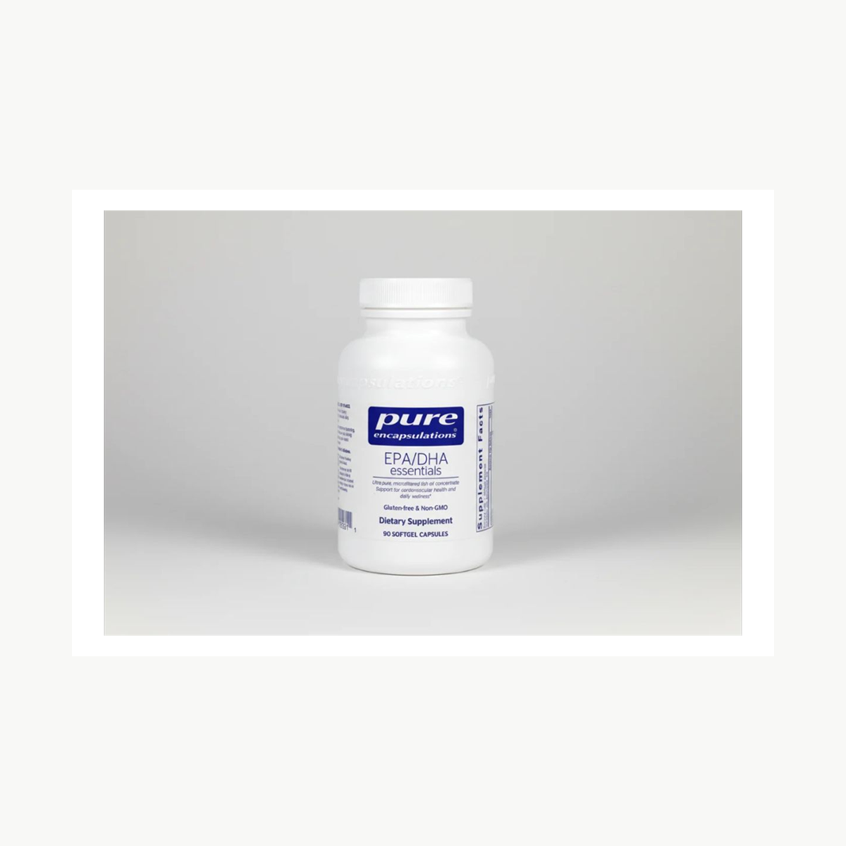 Pure Encapsulations EPA/DHA Essentials - 90 Softgel Capsules official front label