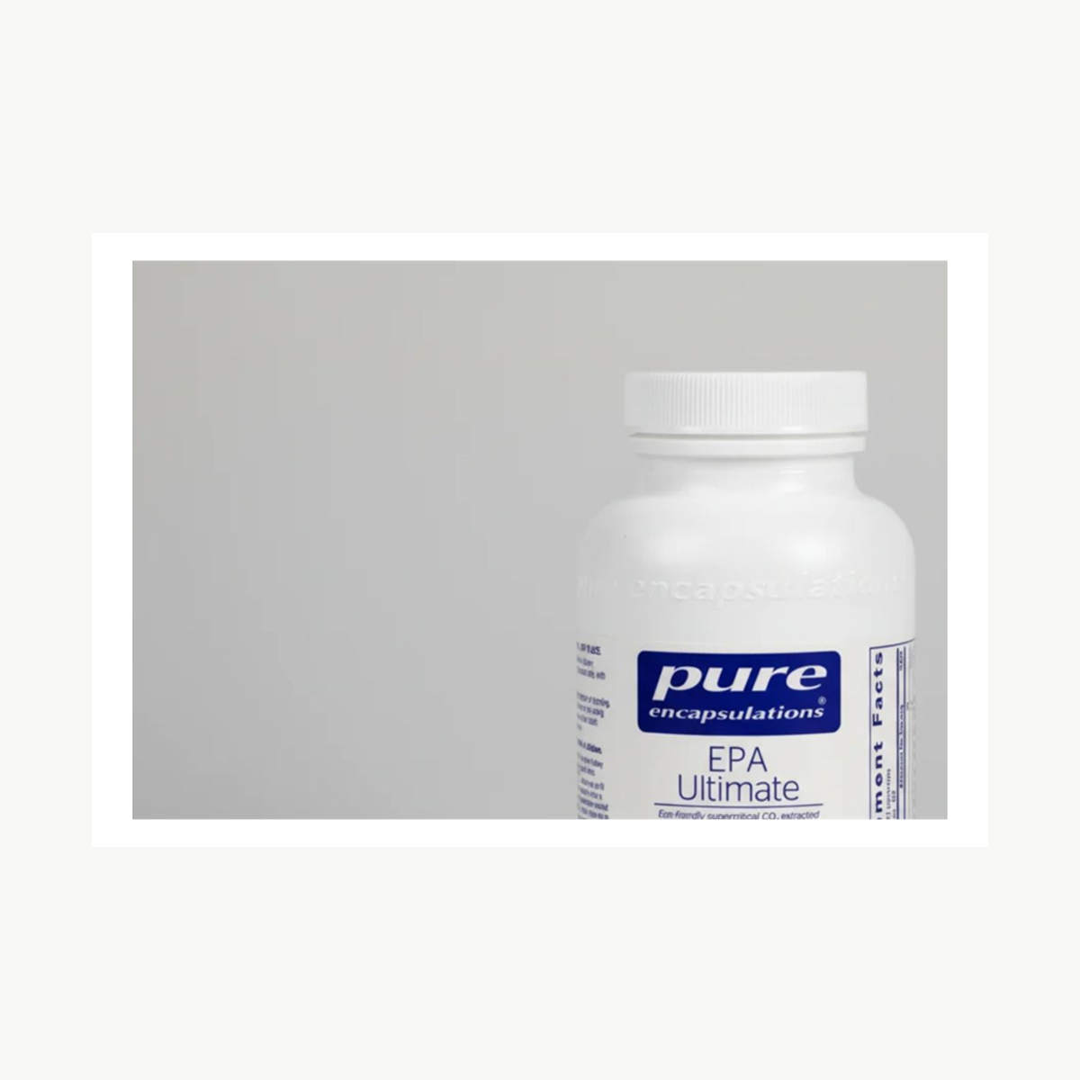 Pure Encapsulations EPA Ultimate - 120 Softgel Capsules official front label
