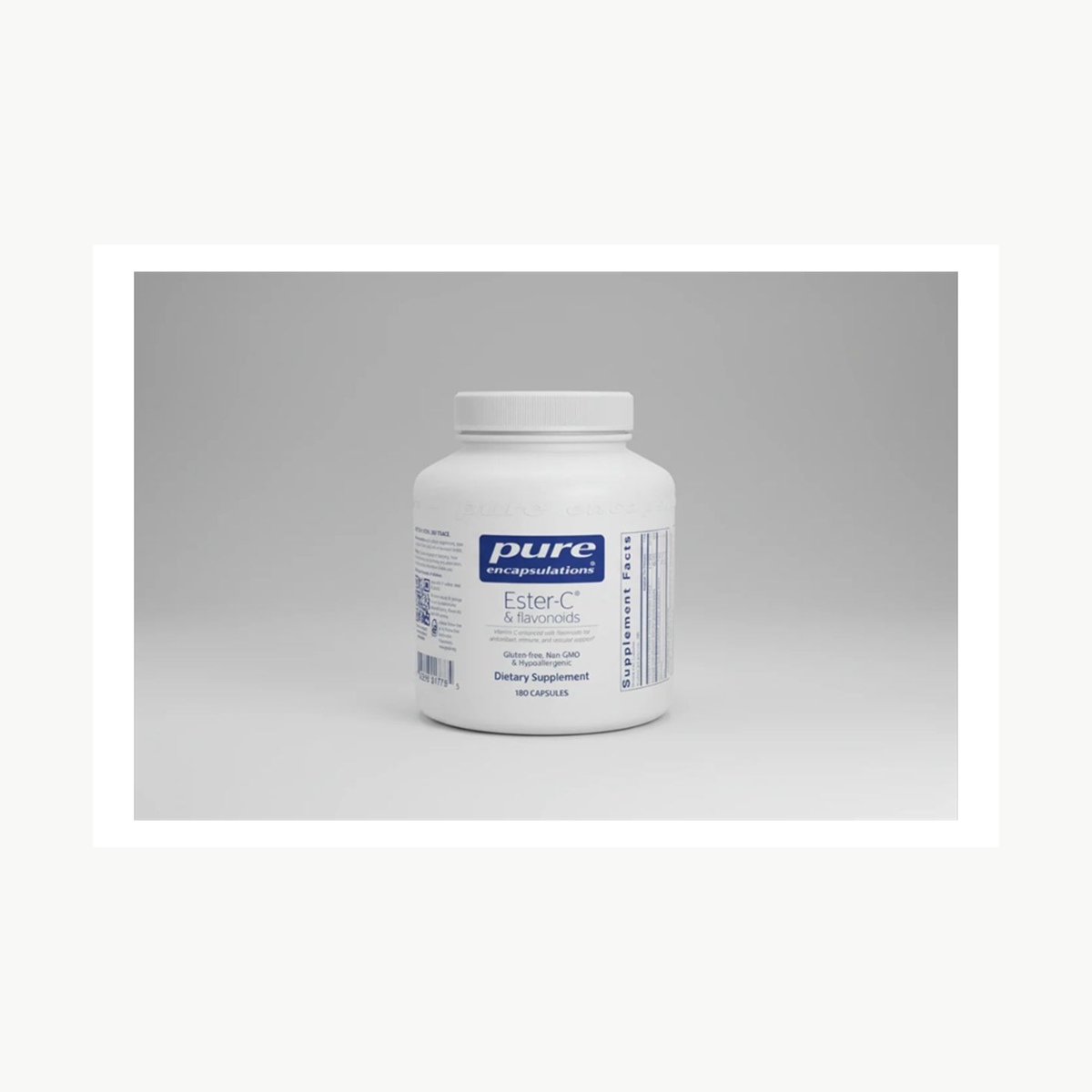 Pure Encapsulations Ester-C & Flavonoids - 180 Capsules official front label