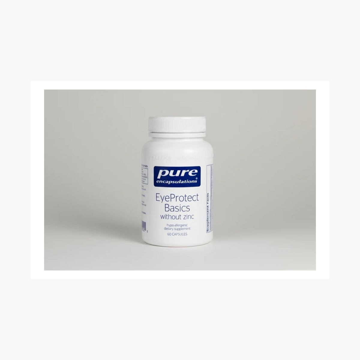 Pure Encapsulations EyeProtect Basics Without Zinc - 60 Capsules official front label